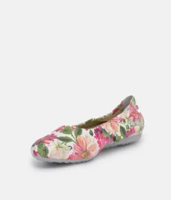 Semler Pretty Pink Floral Flats