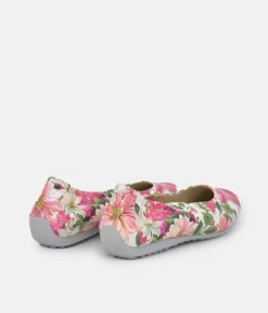Semler Pretty Pink Floral Flats