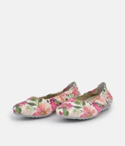 Semler Pretty Pink Floral Flats