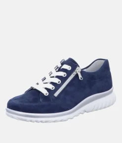 Semler Sporty Suede Navy Trainers