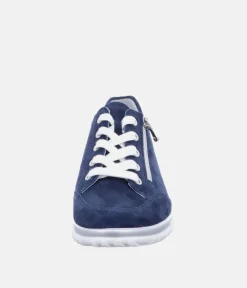 Semler Sporty Suede Navy Trainers