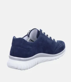 Semler Sporty Suede Navy Trainers
