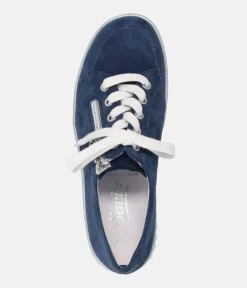 Semler Sporty Suede Navy Trainers