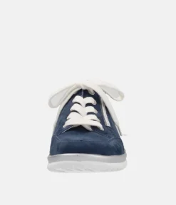 Semler Sporty Suede Navy Trainers