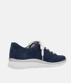 Semler Sporty Suede Navy Trainers