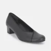 Semler Stylish Black Patent Court Shoes