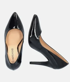 Sexy Black Patent Sky High Stiletto Heels