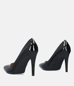 Sexy Black Patent Sky High Stiletto Heels