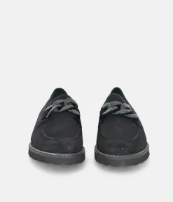 Sioux Luxe Navy Suede Link Loafer