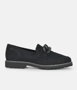 Sioux Luxe Navy Suede Link Loafer