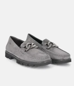 Sioux Premium Grey Suede Loafer