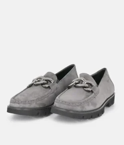 Sioux Premium Grey Suede Loafer