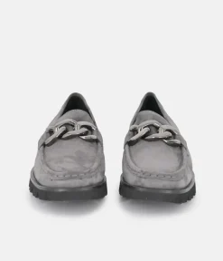 Sioux Premium Grey Suede Loafer