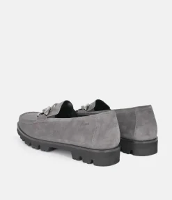 Sioux Premium Grey Suede Loafer