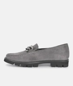 Sioux Premium Grey Suede Loafer