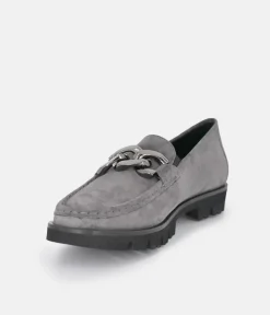 Sioux Premium Grey Suede Loafer