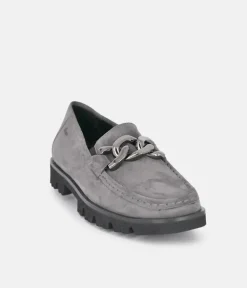 Sioux Premium Grey Suede Loafer