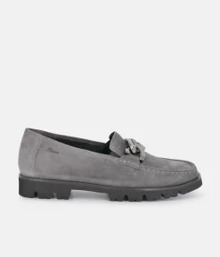 Sioux Premium Grey Suede Loafer