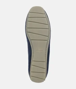 Sioux Pretty Blue/Navy Driving Moccasins