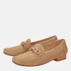 Sioux Stylish Camel Suede Shoes
