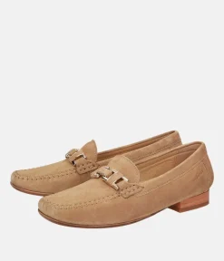 Sioux Stylish Camel Suede Shoes