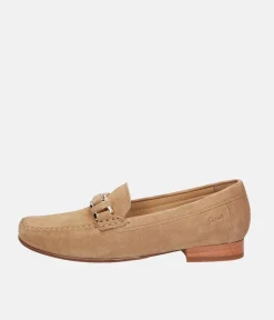 Sioux Stylish Camel Suede Shoes