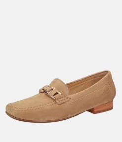 Sioux Stylish Camel Suede Shoes