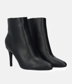 Sky High Black Stiletto Heel Booties