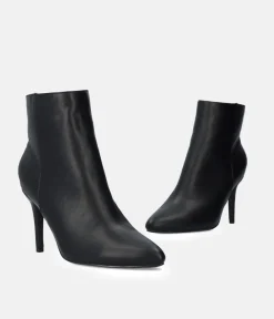 Sky High Black Stiletto Heel Booties