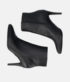 Sky High Black Stiletto Heel Booties