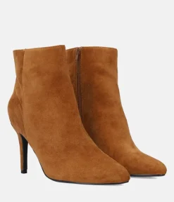Sky High Tan Stiletto Heel Booties