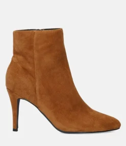 Sky High Tan Stiletto Heel Booties
