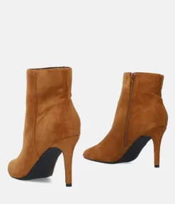 Sky High Tan Stiletto Heel Booties