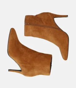 Sky High Tan Stiletto Heel Booties