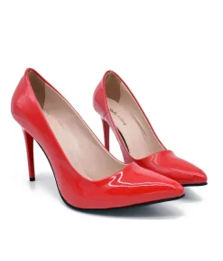 Stunning Red Patent Stiletto Heels