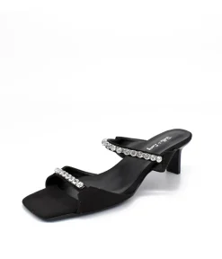 Stunning Slip On Diamante Heels