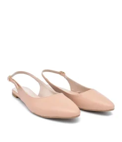 Stylish Beige Slingback Flats