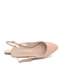 Stylish Beige Slingback Flats