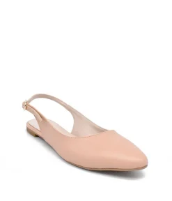 Stylish Beige Slingback Flats