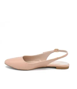 Stylish Beige Slingback Flats