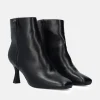 Stylish Black High Heel Ankle Boots