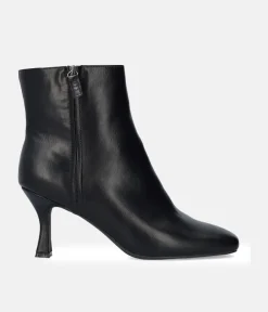 Stylish Black High Heel Ankle Boots