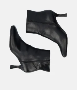 Stylish Black High Heel Ankle Boots