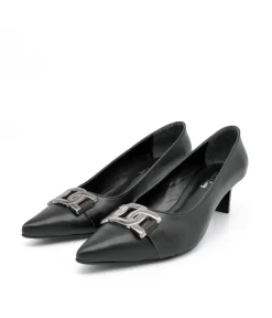 Stylish Black Link Heels