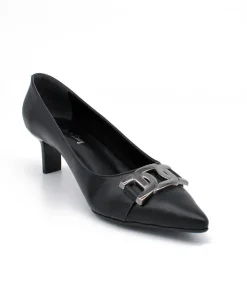 Stylish Black Link Heels