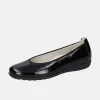 Stylish Black Patent Wide Fit Ballerinas