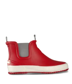 Stylish HAI LOW Dark Red Rubber Boots