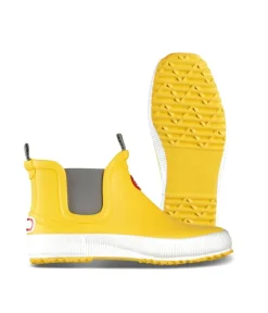 Stylish HAI LOW Yellow Rubber Boots