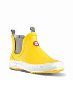 Stylish HAI LOW Yellow Rubber Boots