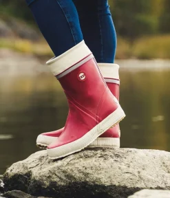 Stylish HAI Red Rubber Boots